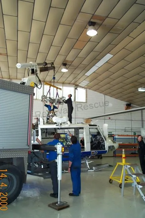 lifting part onto plane